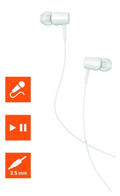 Наушники внутриканальные GoPower GPHP02 белый GoPower 00-00022769