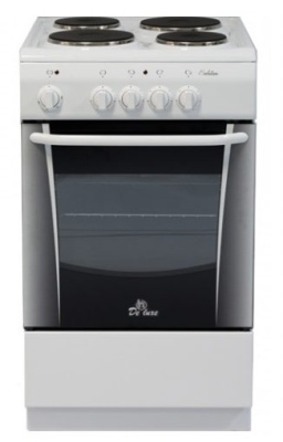 Плита Электрическая De Luxe 506004.04э белый эмаль