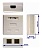 Розетка Lanmaster TWT-SM2-4512-WH настен. кат.5E UTP (упак.:1шт)