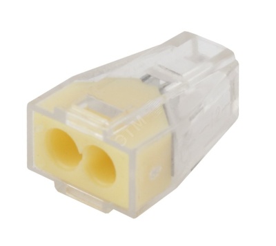 Строительно-монтажная клемма СМК, модель 102, 2 отверстия, 1.0-2.5мм2 (уп.100шт.)