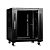 Cabeus SH-05C-12U60/60-BK Шкаф монтажный телекоммуникационный 19" напольный 12U 600x600x730mm (ШхГхВ) передняя стеклянная и задняя сплошная металлическая двери, ручка с замком, цвет черный (RAL 9004) (SH-05C-12U60/60-BK)