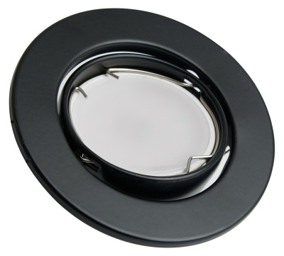 Светильник ИВО-50w G5.3 поворотный черный матовый