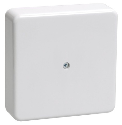 Iek UKO10-075-075-020-K01 Коробка КМ41212-01 распаячная для о/п 75х75х20 мм белая (6 клемм 6мм2)