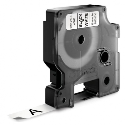 Картридж ленточный Dymo D1 S0720530 черный/белый для Dymo