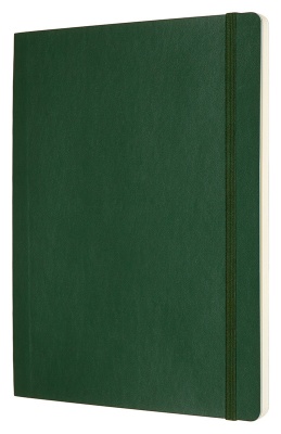 Блокнот Moleskine CLASSIC SOFT QP623K15 XLarge 190х250мм 192стр. нелинованный мягкая обложка зеленый