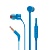 Гарнитура вкладыши JBL T110 BLU 1.2м синий проводные в ушной раковине (JBLT110BLU)