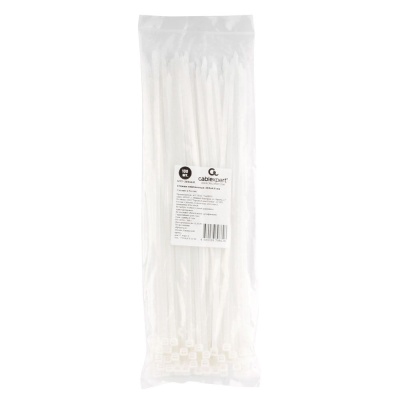 Аксессуары Cablexpert Стяжки NYT-300x4.8 пластиковые 300 мм х 4.8 мм, белые (100 шт.) (798626)
