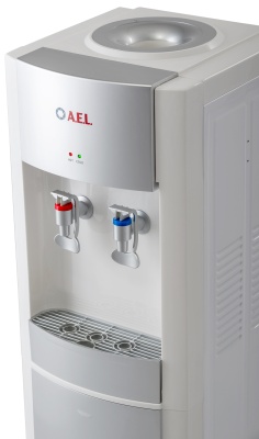 Кулер AEL LD-AEL-28 напольный электронный белый/серебристый