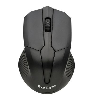 Exegate EX280436RUS Беспроводная мышь Exegate SR-9034 <black, optical, 4btn/scroll, 1600dpi, USB> Color box