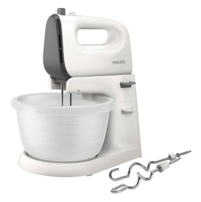 Миксер ручной Philips HR3745 450Вт белый/серый