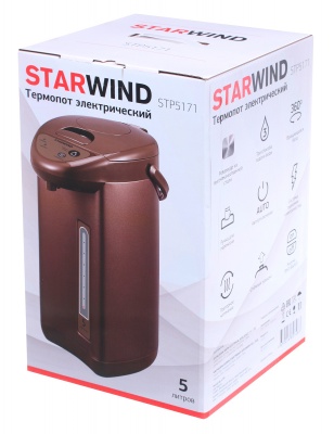 Термопот Starwind STP5171 5л. 750Вт коричневый
