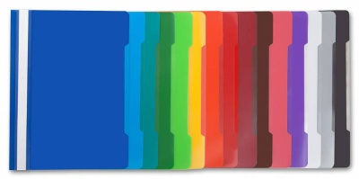 Папка-скоросшиватель Бюрократ -PS20OR A4 прозрач.верх.лист пластик оранжевый 0.12/0.16