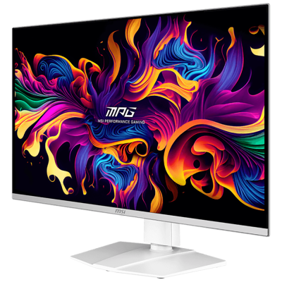 Монитор 31.5" MSI MPG 321URXW QD-OLED White (QD-OLED, 3840x2160, HDMI+HDMI+DP+Type C (90W), USB Hub, 0.03 ms, 178°/178°, 250 cd/m, 1500000:1, 240Hz, Pivot)