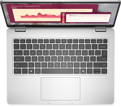 ноутбук DELL 14 Pro Core Ultra 5 235U vPro 14,0" FHD+ (1920 x 1200) IPS,AG,300 nit, 16GB DDR5 (1x16GB) 512GB SSD Intel Arc graphics,3cell,Backlit,FPR,2y,1,37kg, Linux, KB Eng