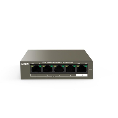 Коммутатор 5PORT 1000M 4POE TEG1105P-4-63W TENDA