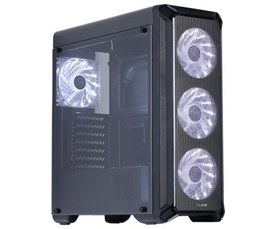 Б/У Корпус Zalman i3 черный без БП ATX 2x120mm 2xUSB2.0 1xUSB3.0 audio bott PSU