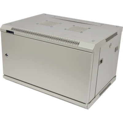 Шкаф настенный серии Pro, 9U 600x450, металлическая дверь (TWT-CBWPM-9U-6x4-GY)
