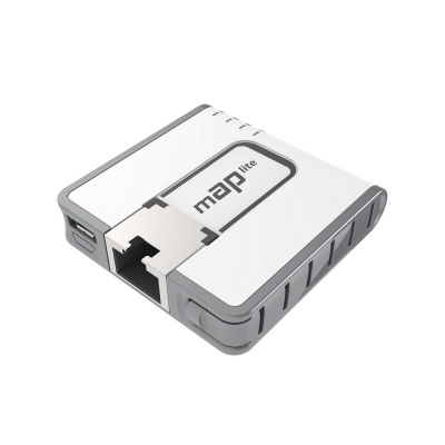 Точка доступа MikroTik mAP lite (RBMAPL-2ND) N300 10/100BASE-TX белый