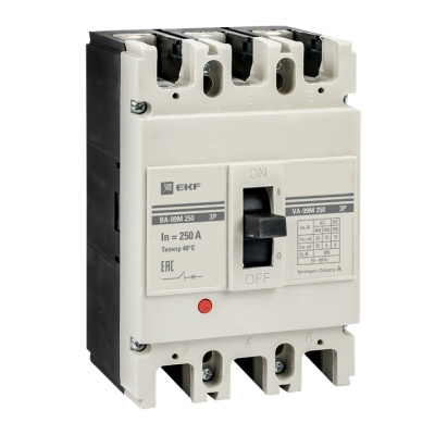 EKF mccb99-250-250m Выключатель автоматический ВА-99М  250/250А 3P 35кА EKF PROxima