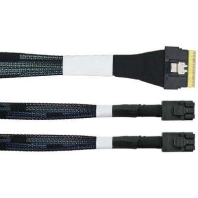 Кабель 2xHDmSAS-SlimSAS 1м, внутренний