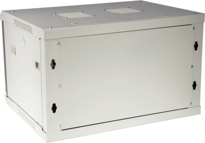 Шкаф настенный серии Pro, 15U 600x600, стеклянная дверь (TWT-CBWPG-15U-6x6-GY)