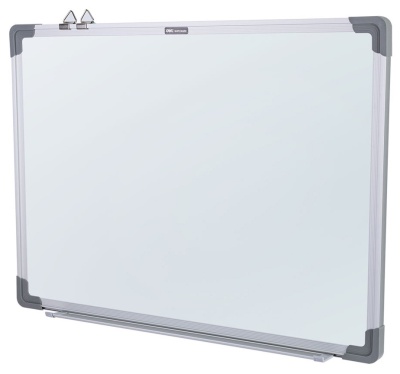 Доска магнитно-маркерная Deli EV450 магнитно-маркерная лак белый 60x45см алюминиевая рама
