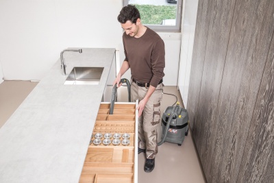 Строительный пылесос Karcher NT 22/1 Ap Te 1300Вт (уборка: сухая/влажная) серый