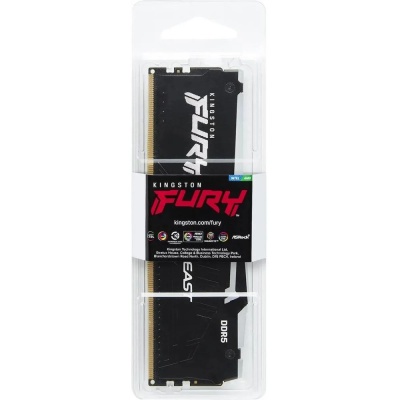 Оперативная память Kingston DDR5 DIMM FURY Beast Black EXPO RGB 16Gb, 6800Mhz, [KF568C34BBEA-16] CL34, с радиатором Kingston