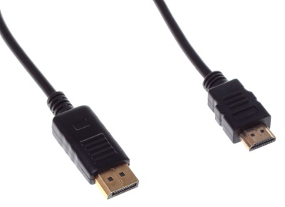 Кабель аудио-видео Buro DisplayPort (m)/HDMI (m) 1.8м. феррит.кольца Позолоченные контакты черный (BHP RET HDMI_DPP18)