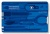 Швейцарская карта Victorinox SwissCard Classic (0.7122.T2) синий полупрозрачный коробка подарочная Швейцарская карта Victorinox SwissCard Classic (0.7122.T2) синий полупрозрачный коробка подарочная