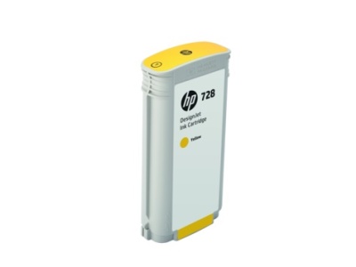 Картридж струйный HP 728 F9J65A желтый (130мл) для HP DJ T730/T830