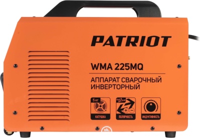 Сварочный полуавтомат Patriot WMA 225MQ инвертор MIG-MAG/ММА 9.4кВт