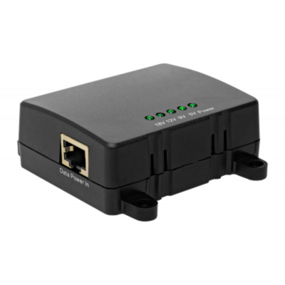 1-портовый сплиттер PS-250-1 PoE 802.3af/802.3at 10/100/1000Mbps, 5В/3А, 9В/2.5А, 12В/2.5А, 18В/1.6А