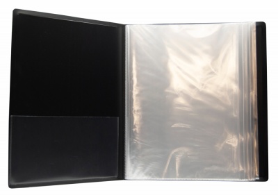 Папка с 60 прозр.вклад. Silwerhof Perlen 292961-73 A4 1мм карман сиреневый металлик