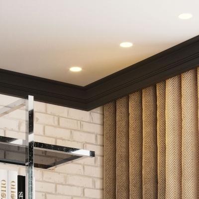 Лампа светодиодная Gauss Black 7Вт цок.:GU10 рефлектор 220B 3000K св.свеч.бел.теп. MR16 (упак.:10шт) (101506107)