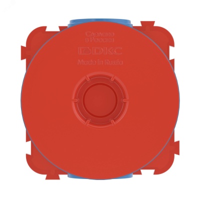Коробка DKC 59380 установочная 6x пластик синий