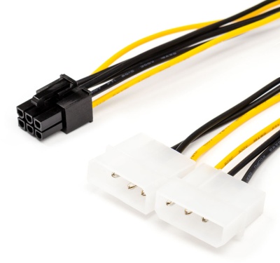 Кабель 6 pin to 2 molex (Video power) ATcom 6-pin - 2 x Molex (AT6185)