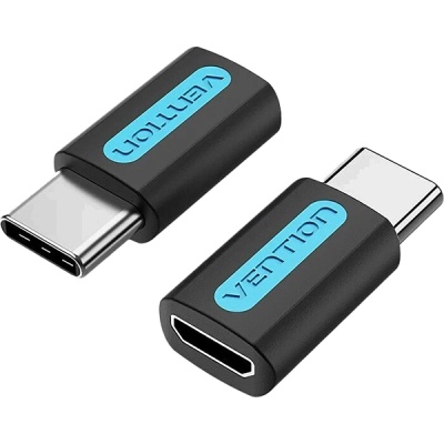 Адаптер-переходник Vention USB Type C M/ USB 2.0 micro B 5pin F Адаптер-переходник Vention USB Type-C(m)/microUSB 2.0(f) (CDXB0)