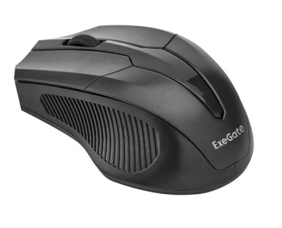 Exegate EX280436RUS Беспроводная мышь Exegate SR-9034 <black, optical, 4btn/scroll, 1600dpi, USB> Color box