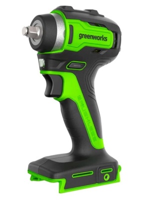 Greenworks G24IW200 Гайковерт ударный аккумуляторный, 24V, 200 Нм, бесщеточный, без АКБ и ЗУ [3803607]