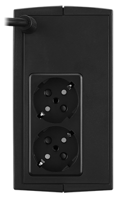 ИБП CyberPower UTC650E, Line-Interactive, 650VA/360W, 2 Schuko розетки, Black, 0.84х0.159х0.252м., 3.8кг. CyberPower UTC650E