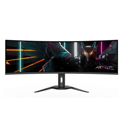 Монитор 49" Gigabyte AORUS CO49DQ-EK Gaming monitor Black (OLED, 5120x1440, HDMI+HDMI+DP+Type C, 0.03 ms, 178°/178°, 250 cd/m, 1500000:1, 2xUSB3.2, 144Hz, Curved) (20VM0-CO49DQBT-1EKR)