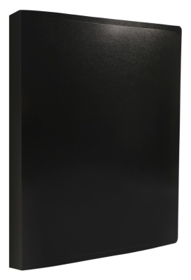 Папка метал.зажим Buro -ECB04CBLACK A4 пластик 0.5мм черный