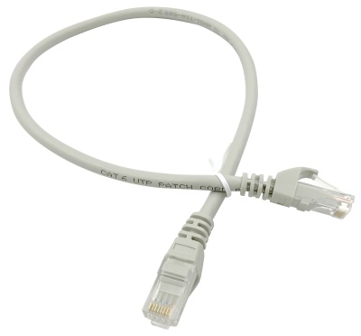 Патч-корд Buro UTP 4 пары cat6 CCA molded 0.5м серый RJ-45 (m)-RJ-45 (m)