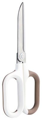 Ножницы Deli ENS056-WT Nusign офисные 148мм титановое покрытие сталь белый (упак.:1шт) блистер