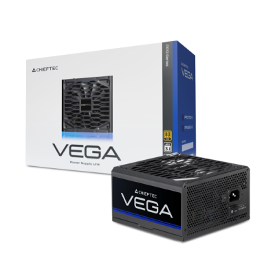 Блок питания Chieftec Vega PPG-850-S (ATX 3.1, 850W, 80 PLUS GOLD, Active PFC, 135mm fan, Gen5 PCIe) Retail