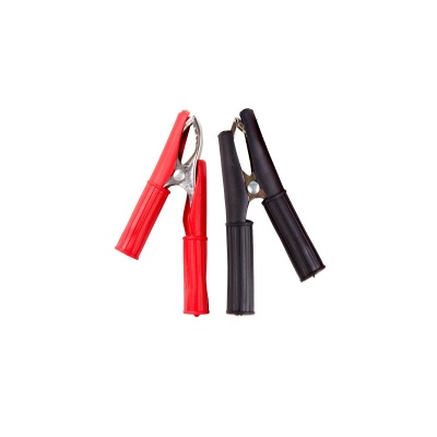 Зажим крокодил в изоляторе, длина 75 мм, ток 30A, 2 шт., пакет БОПП,