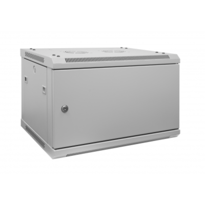 Шкаф телекоммуникационный настенный 6U, 600х600х370 (ШхГхВ) (металлическая дверь)