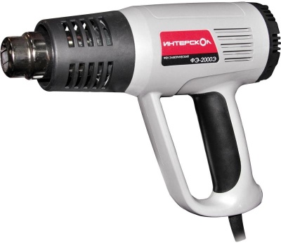 ИНТЕРСКОЛ ФЭ-2000Э Фен строительный [192.0.1.00] {2000Вт, 80-600 °С,поток 300-500л/мин, 0.8кг}