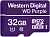 Флеш карта microSDHC 32Gb Class10 WD WDD032G1P0C Purple w/o adapter